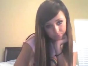 Horny teen masturbating on webcam - otocams
